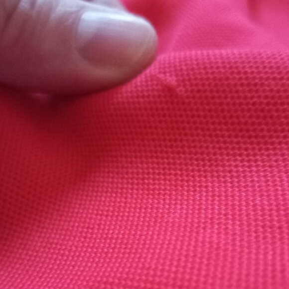 PSYCHO BUNNY hot salmon pink and black polo shirt - Picture 14 of 14